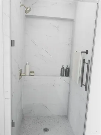 a close up of a bathtub