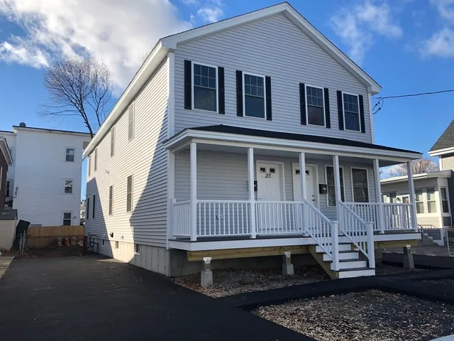 a house view with a sitting space