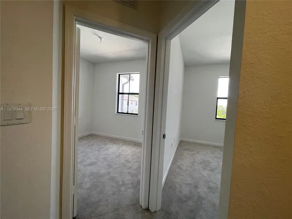 a view of empty room