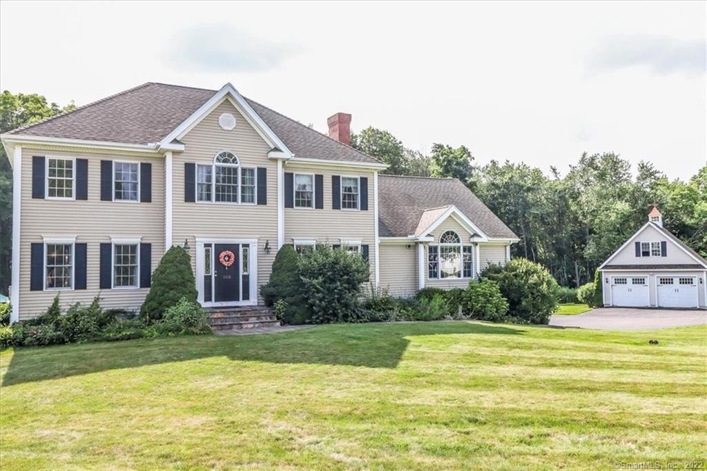 108 Maple Tree Hill Road Southbury, CT 06488 - Photo 1 of 1 Lovely approach, to house and detached 2 car garage w loft