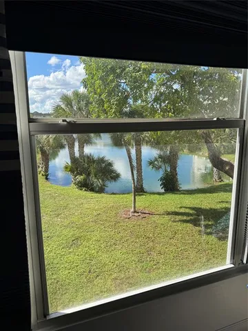 a view of sky from window