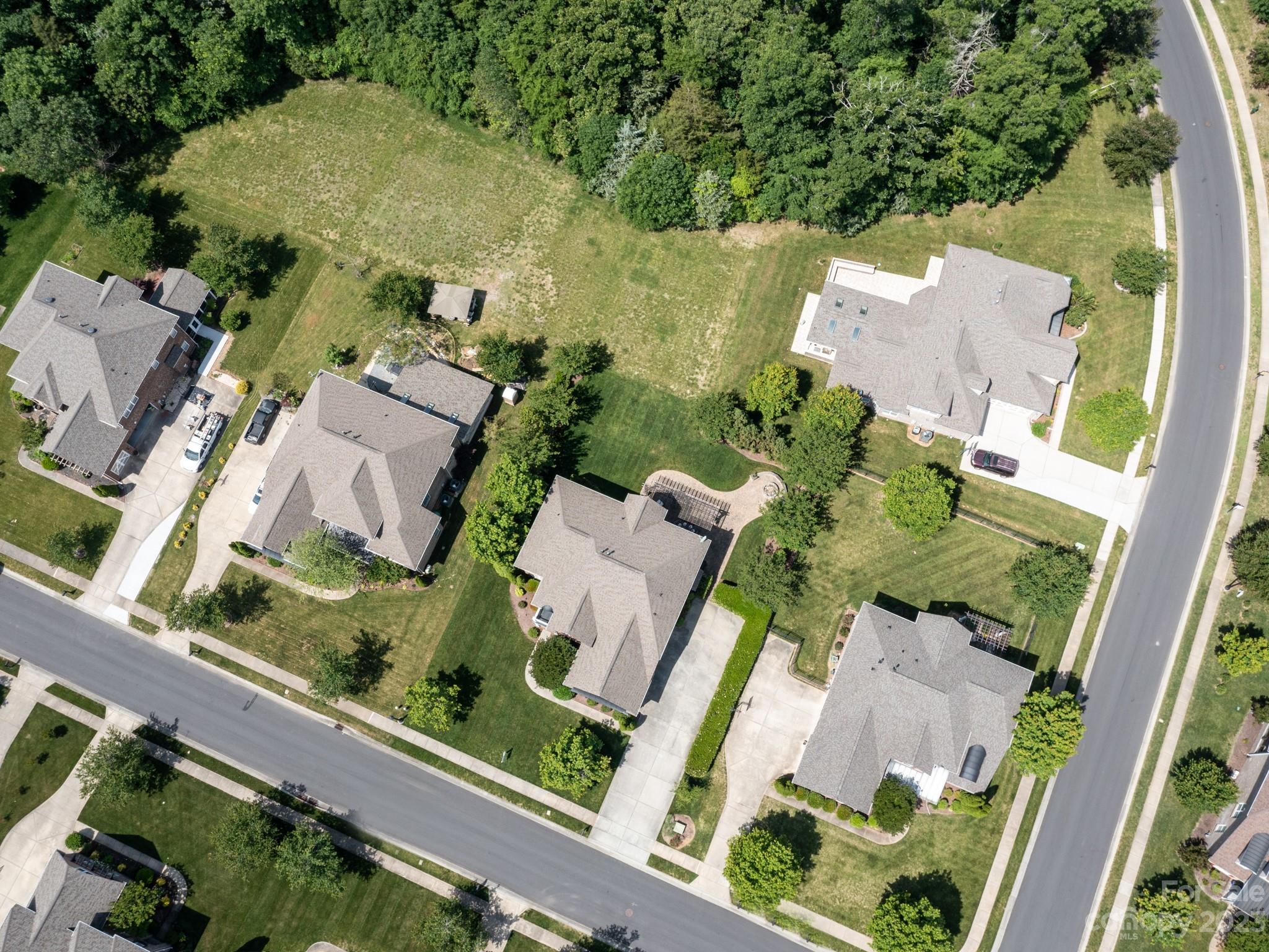 11510 Wheat Ridge Road Charlotte, NC 28277 - Photo 45 of 48 an aerial view of a residential houses with outdoor space