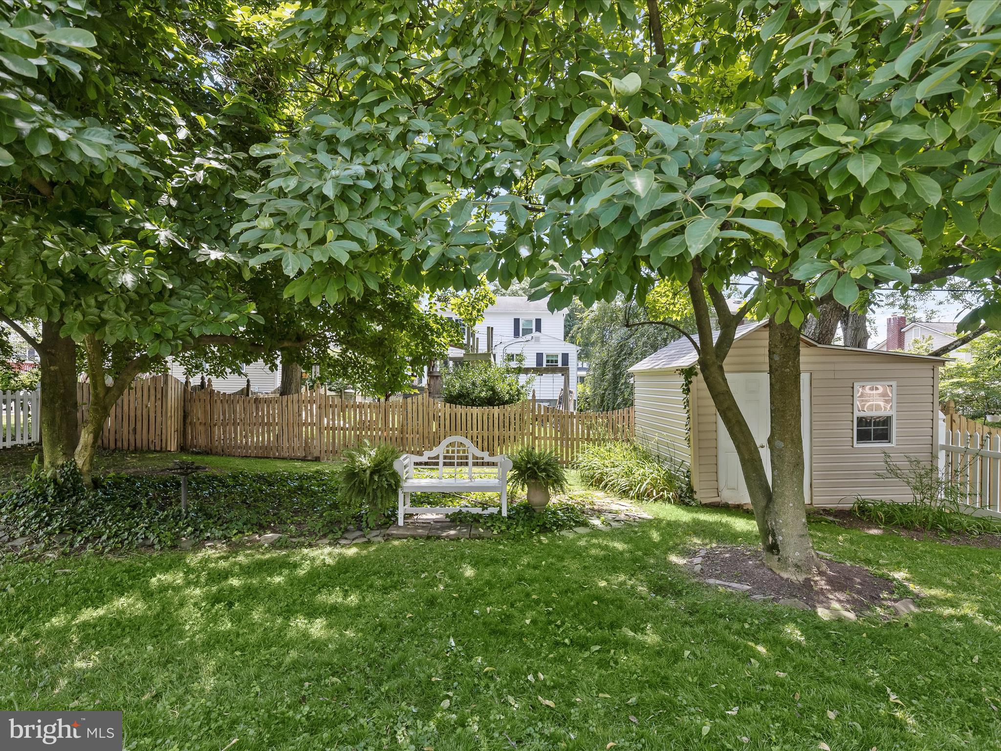 505 Overcrest Road Towson, MD 21286 - Photo 54 of 56 Tranquil Fenced Rear Lawn
