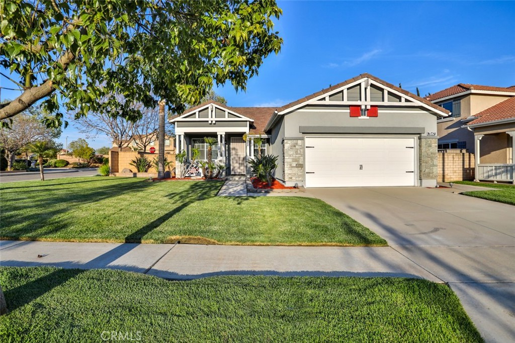 7847 Fillipi Court Rancho Cucamonga, CA 91739 - Photo 1 of 1 a front view of a house with a yard