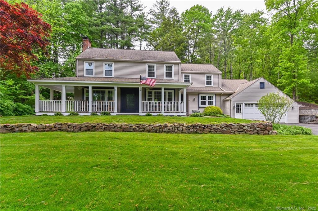 11 Pine Glen Road Simsbury, CT 06070 - Photo 1 of 1 Distinguished curb appeal that is sure to delight the senses as you enjoy a peaceful summer evening under the expansive covered porch.