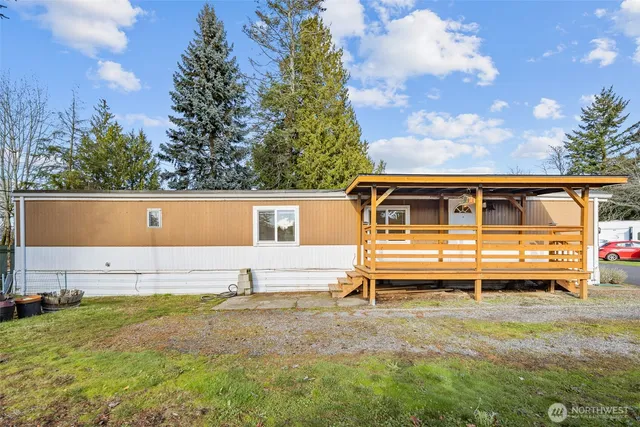 a view of outdoor space with seating area