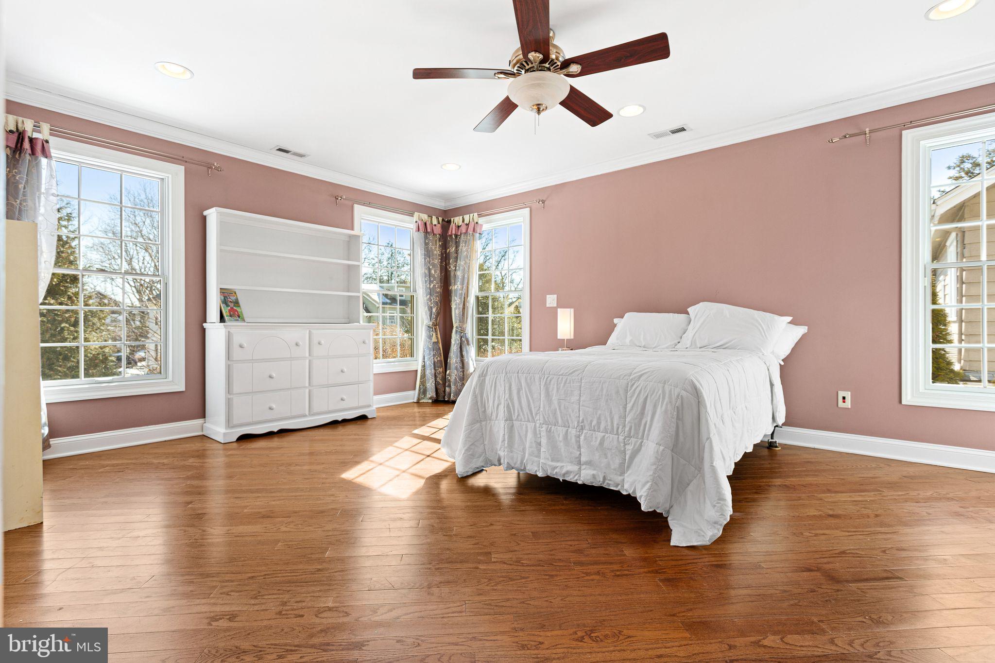 156 Ardmore Avenue Haddonfield, NJ 08033 - Photo 22 of 36 a bedroom with a bed and a large window