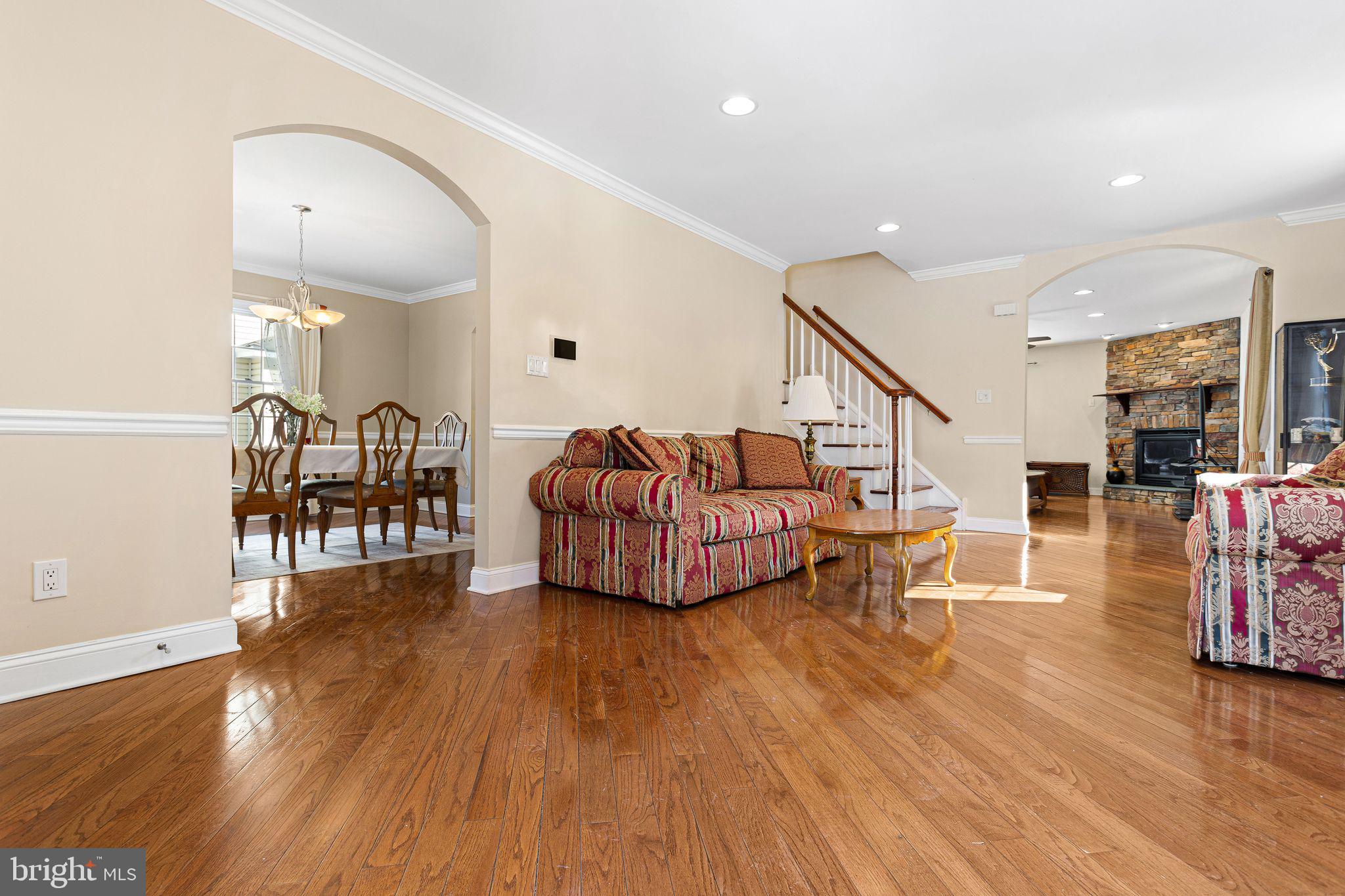 156 Ardmore Avenue Haddonfield, NJ 08033 - Photo 3 of 36 a living room with furniture and wooden floor