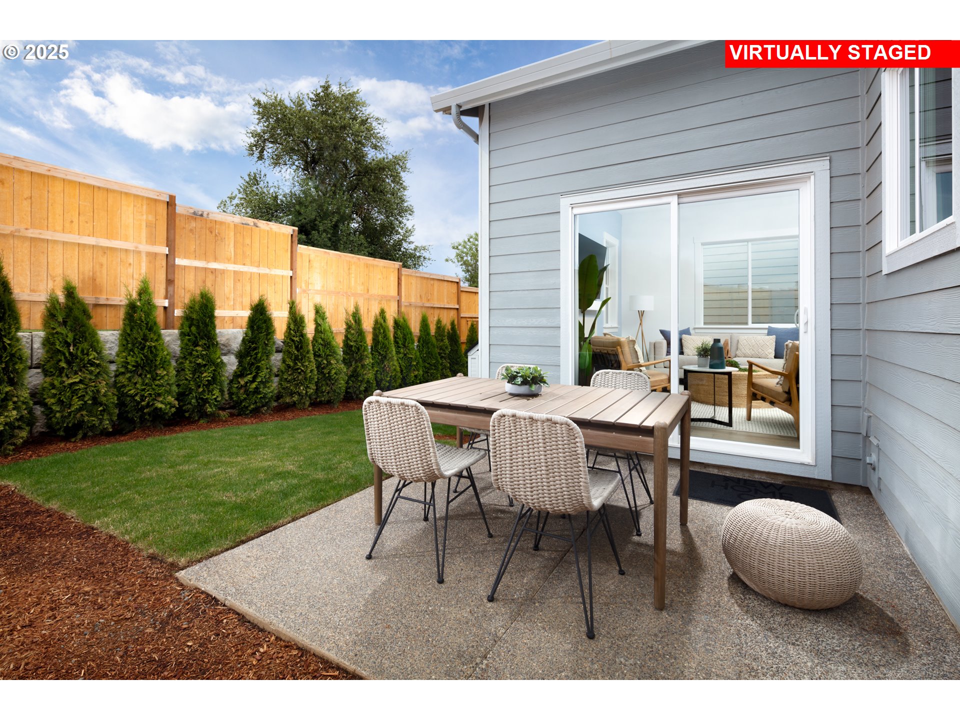 17765 Southwest Maiden Court Beaverton, OR 97007 - Photo 12 of 16 a view of a patio with a table and chairs