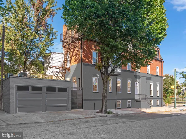 a view of a city with tall buildings