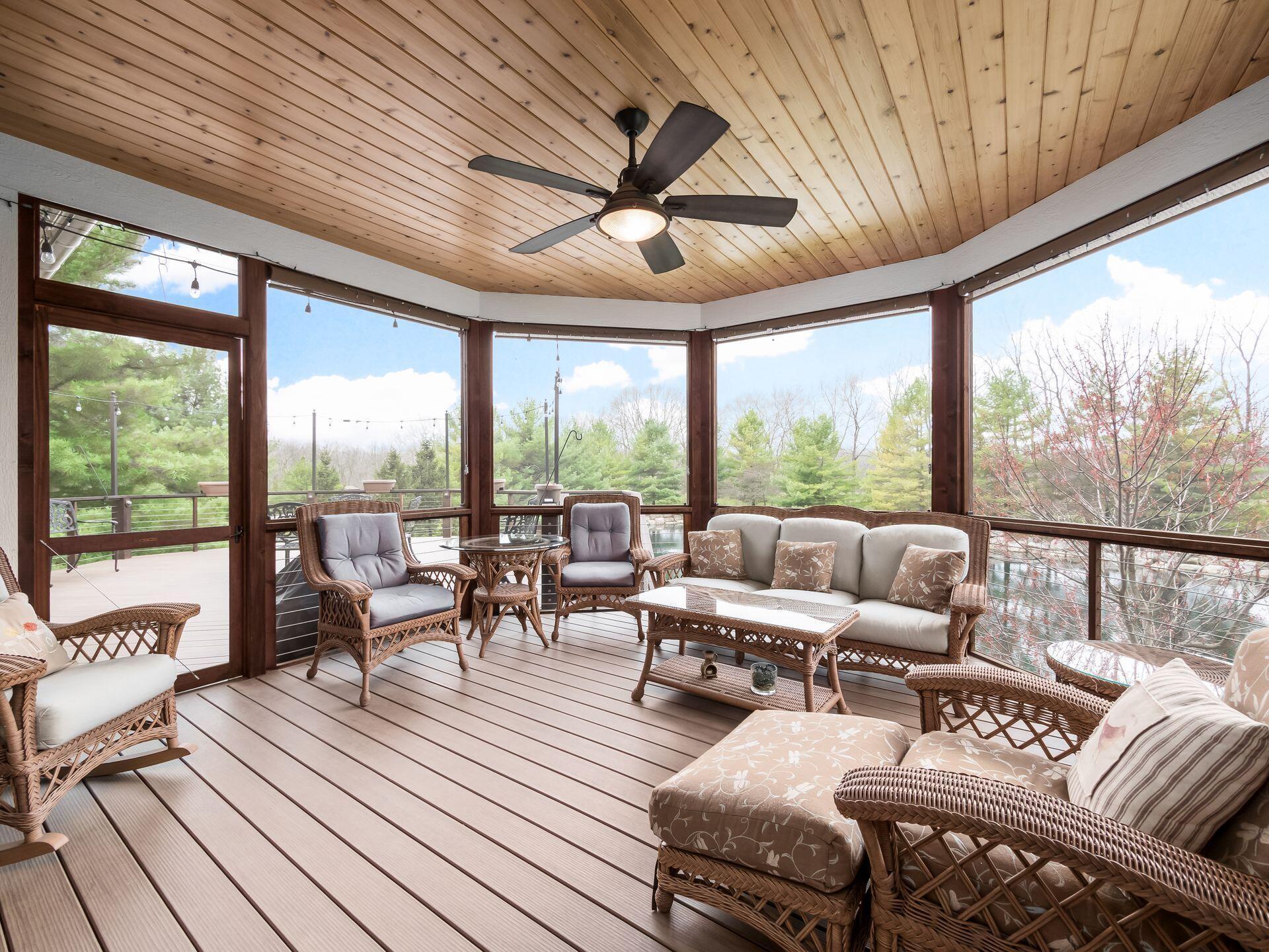 7201 Calhoun Road Ostrander, OH 43061 - Photo 25 of 65 Screened in Porch