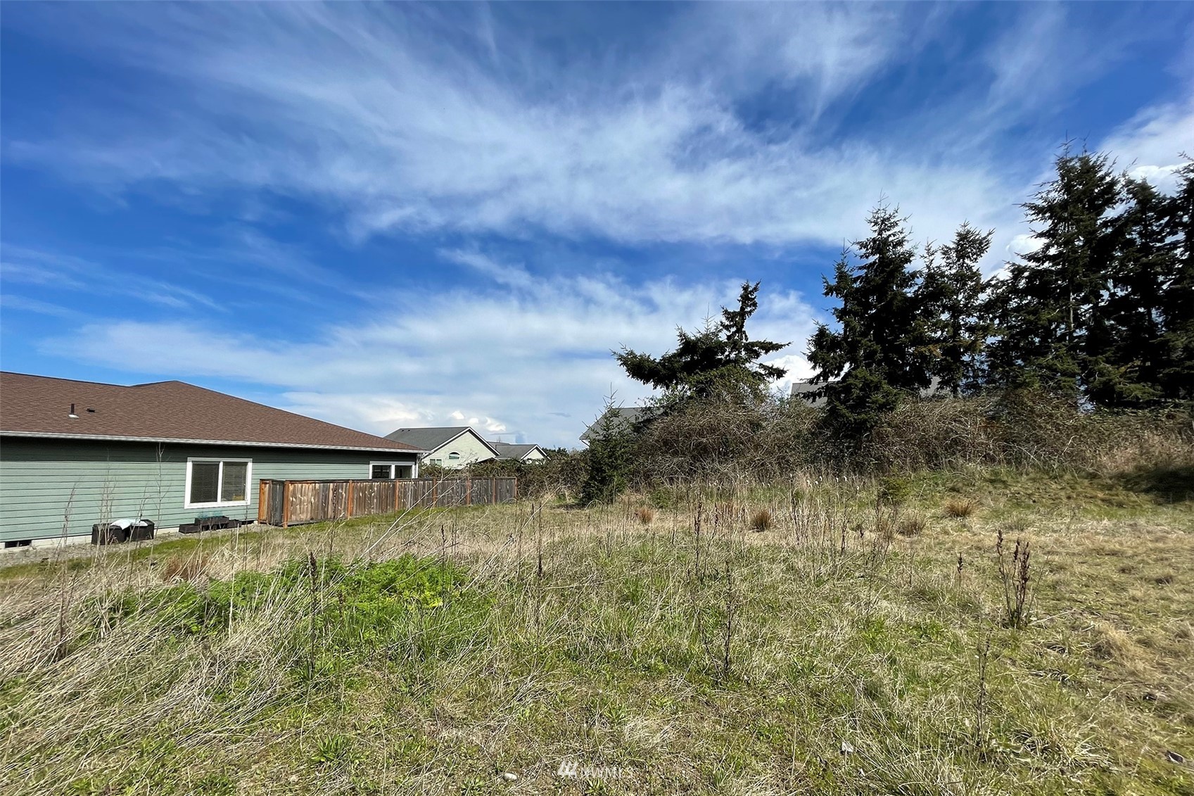 9999 Stratus Loop Sequim, WA 98382 - Photo 26 of 40 a view of house with yard and trees in the background