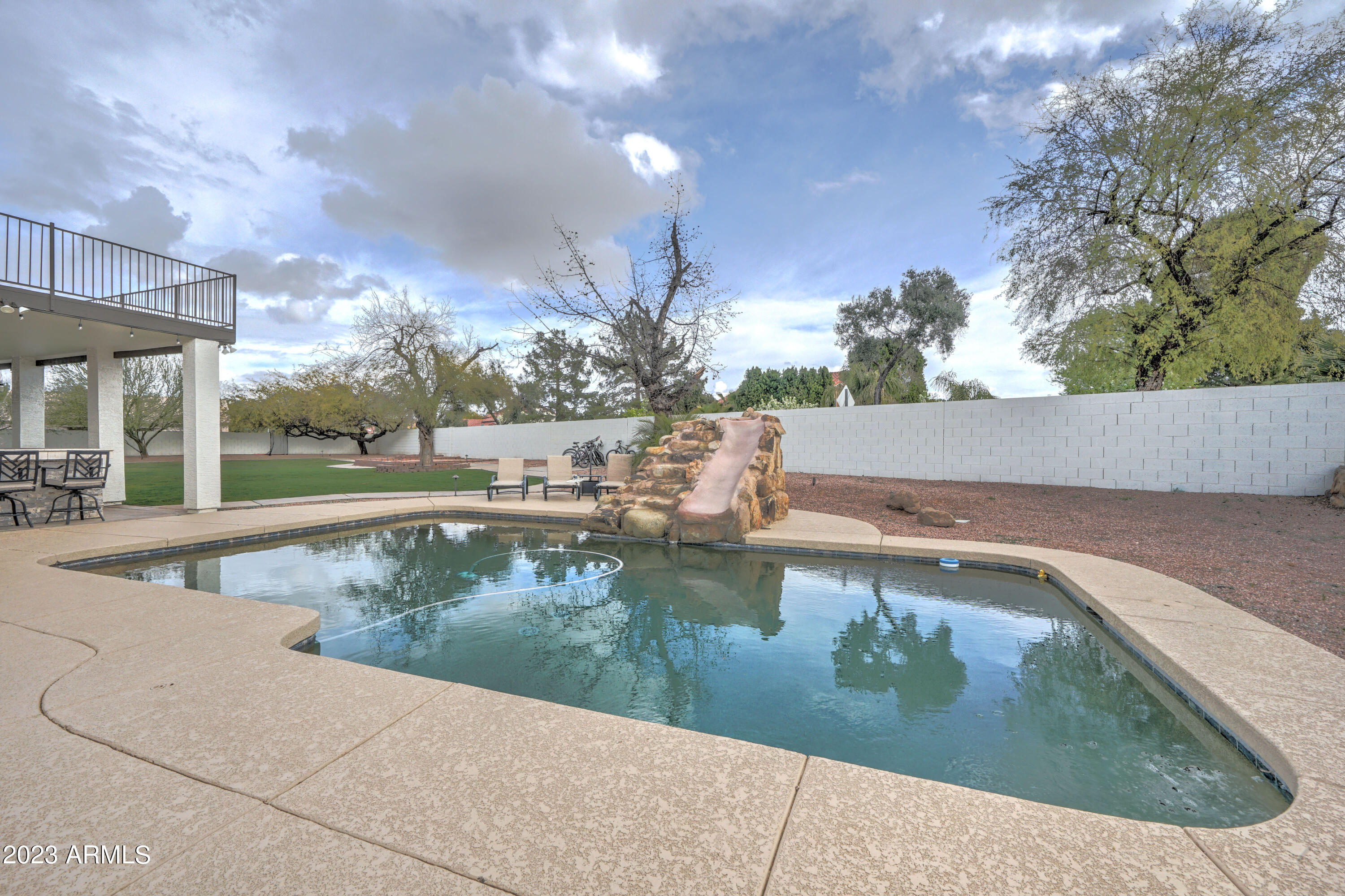 971 North Poinciana Road Gilbert, AZ 85234 - Photo 7 of 61 Pool with Slide
