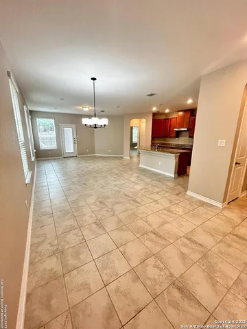 a view of a livingroom with a furniture