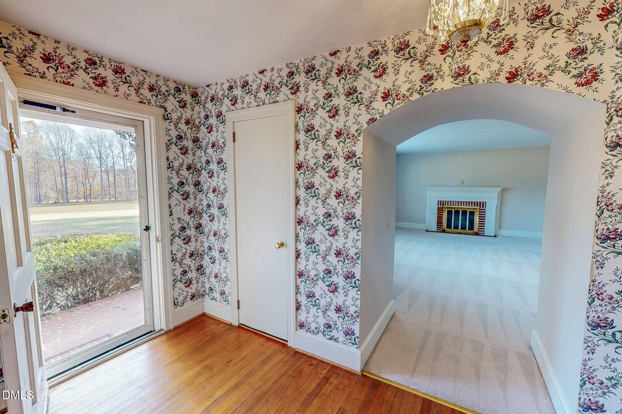 8758 Hurdle Mills Road Hurdle Mills, NC 27541 - Photo 2 of 53 wooden floor in an empty room