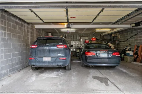 a view of parking garage