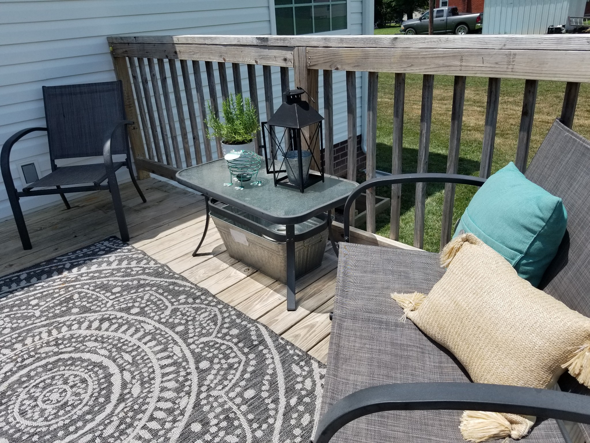 145 A T G T Road Portland, TN 37148 - Photo 31 of 41 a view of balcony with wooden floor and outdoor seating