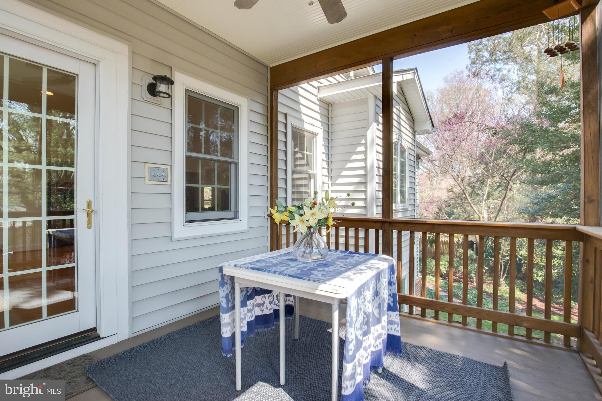 4508 19th Road North Arlington, VA 22207 - Photo 25 of 30 a view of a balcony with furniture