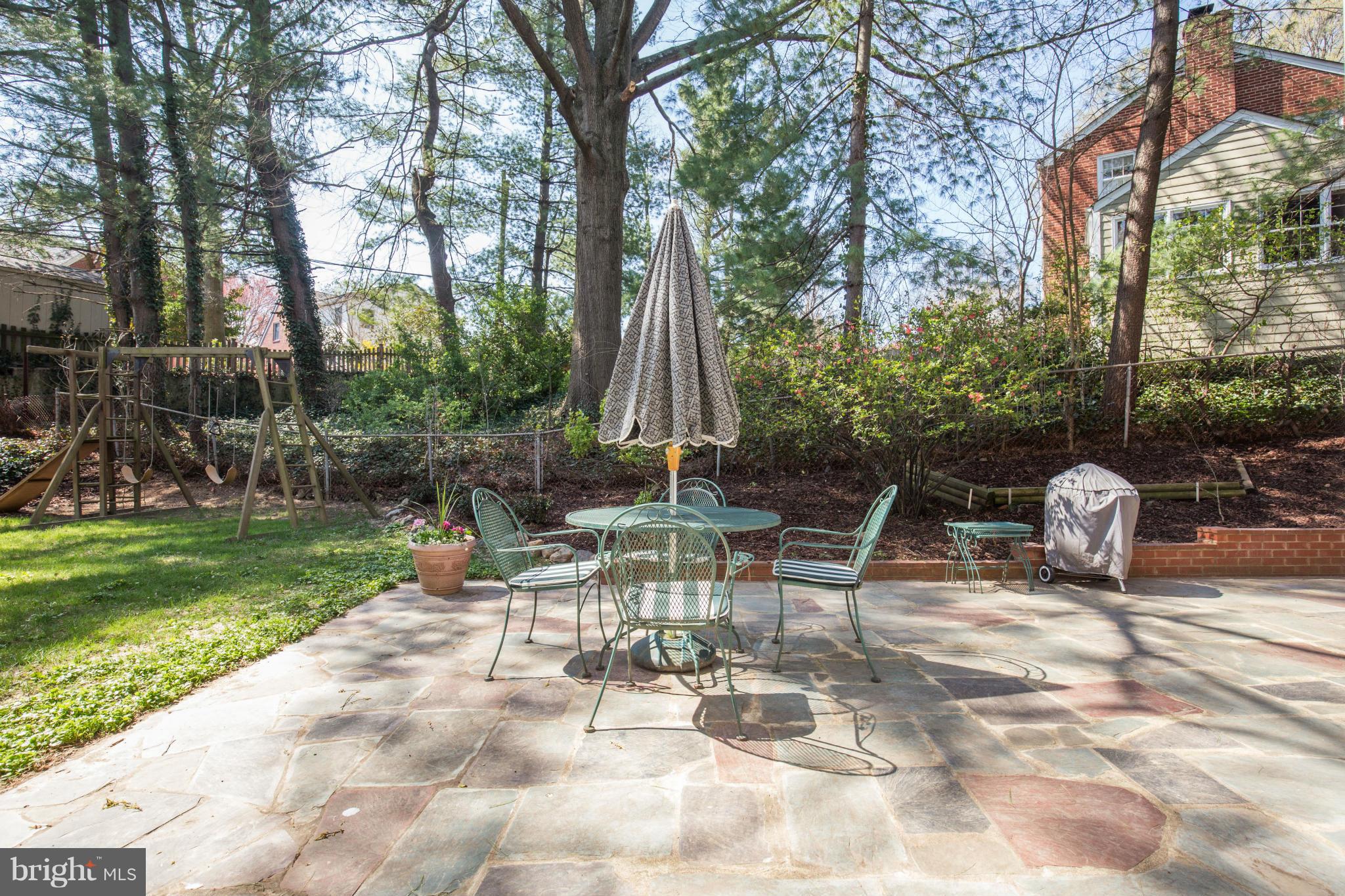 4508 19th Road North Arlington, VA 22207 - Photo 26 of 30 a view of backyard with swimming pool and patio