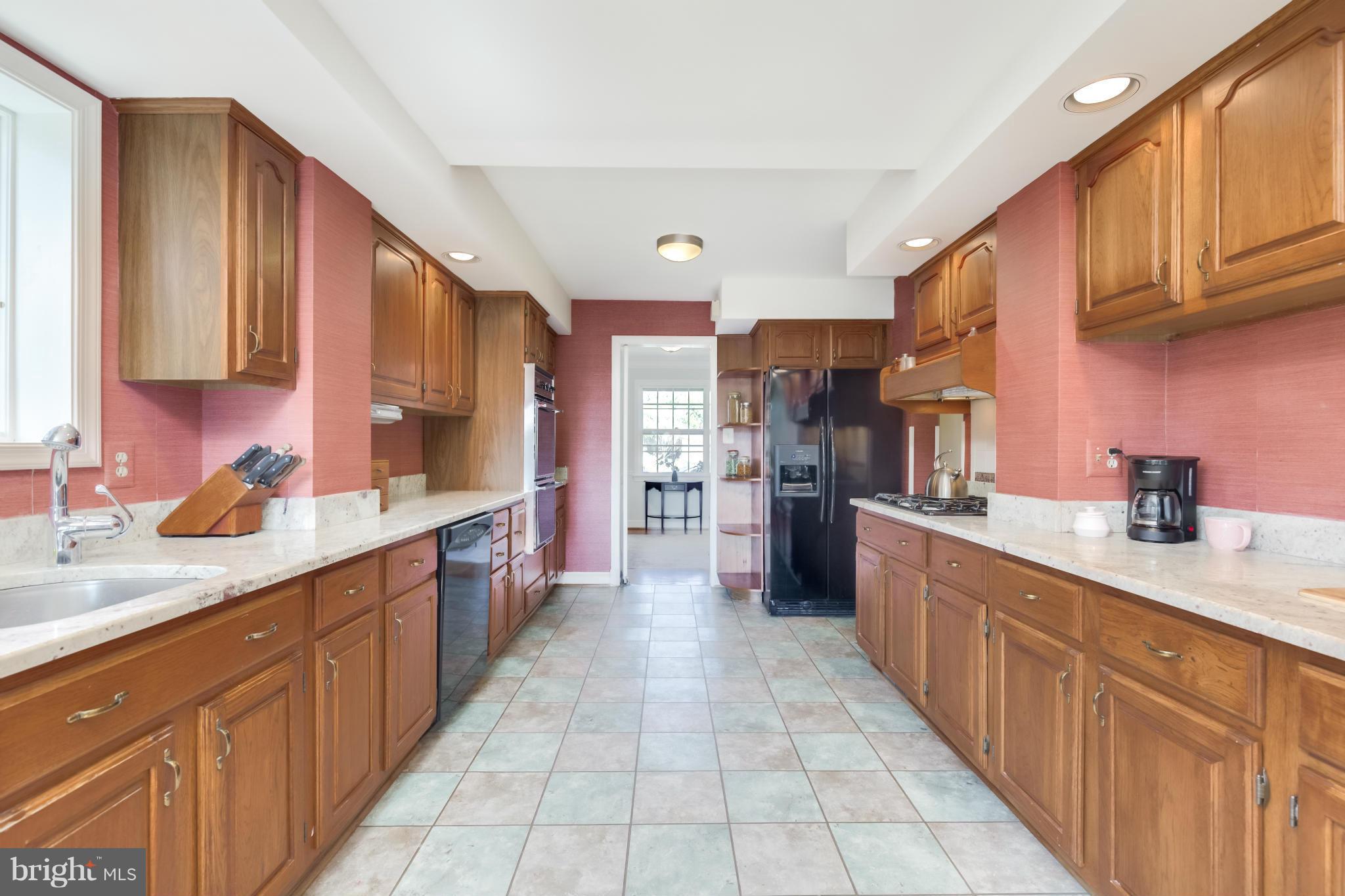 4508 19th Road North Arlington, VA 22207 - Photo 9 of 30 a large kitchen with stainless steel appliances lots of counter space and a sink