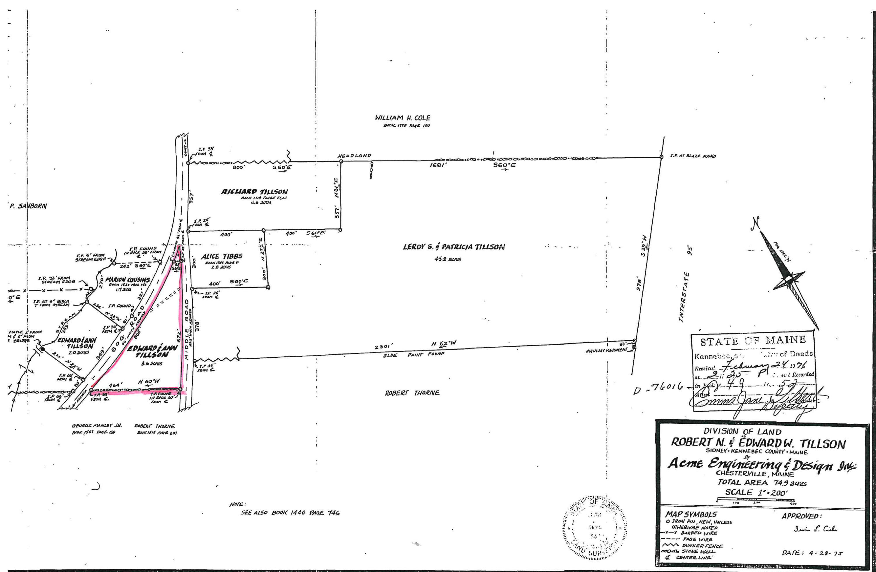 Lot 13 Middle Road Sidney, ME 04330 - Photo 2 of 9 Survey