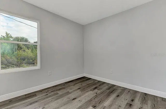 wooden floor in an empty room