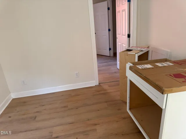 wooden floor in an empty room