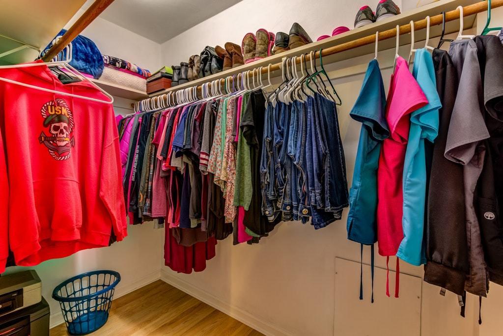 121 Oak Ridge Court Blue Ridge, VA 24064 - Photo 26 of 63 a view of walk in closet with clothes