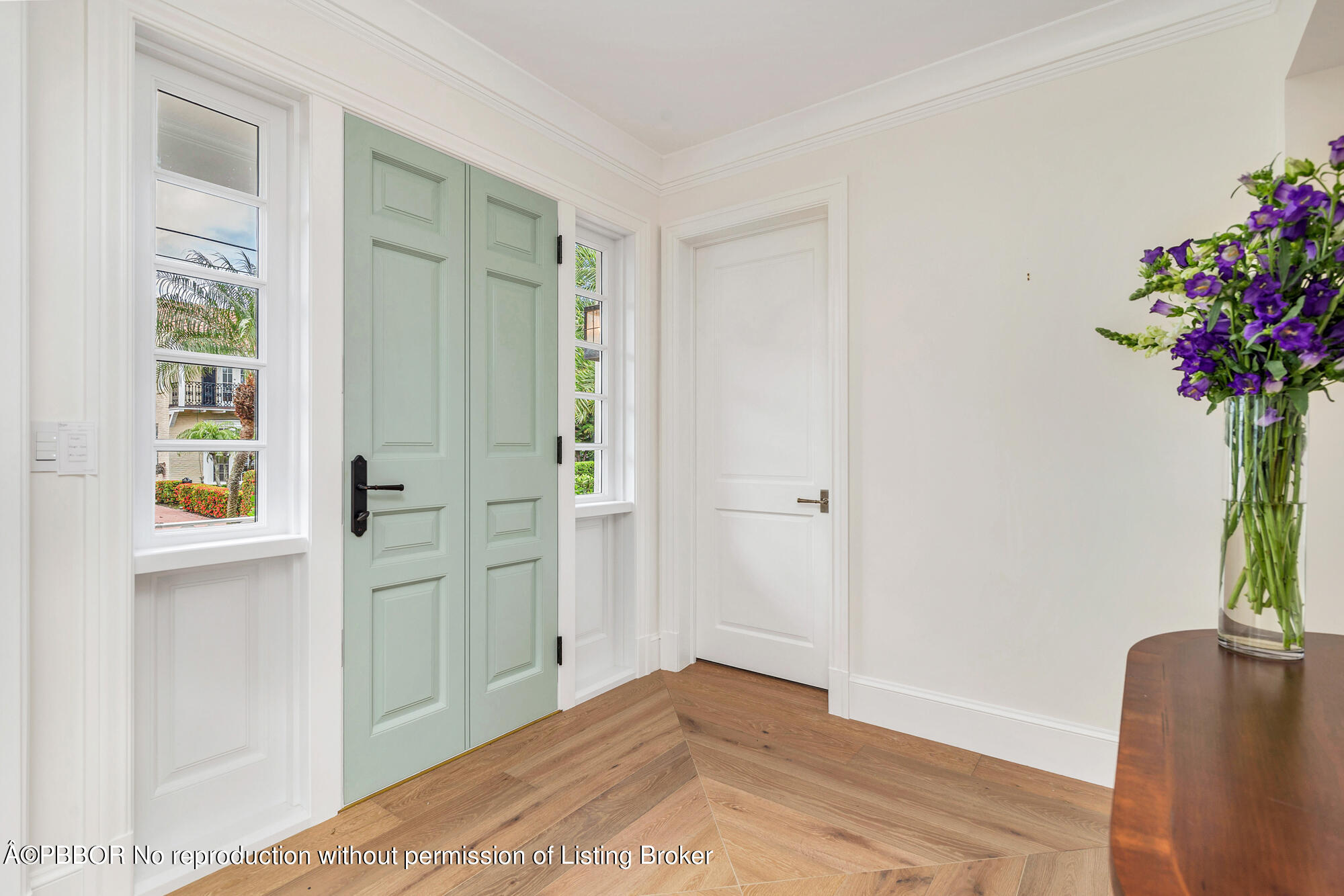 236 Pendleton Avenue Palm Beach, FL 33480 - Photo 7 of 35 a view of livingroom with hallway and wooden floor