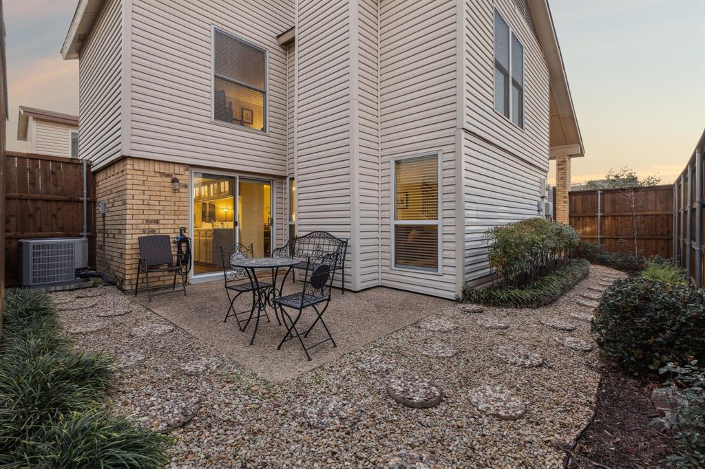 2016 Via Miramonte Carrollton, TX 75006 - Photo 28 of 34 a view of a house with backyard and chairs