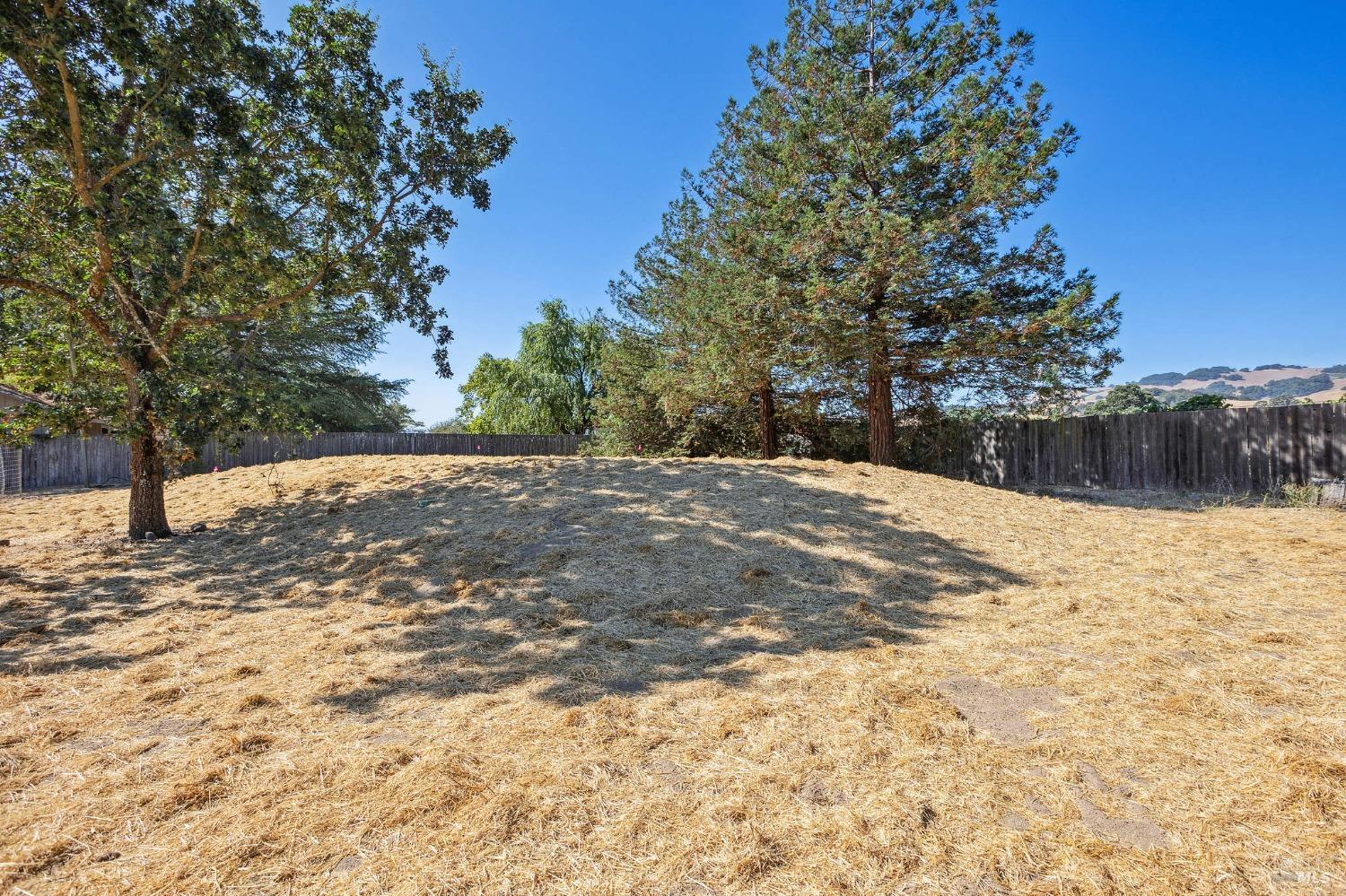 1282 Fowler Creek Road Sonoma, CA 95476 - Photo 79 of 86 a view of a yard covered with snow in front of house