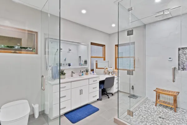 a room with furniture and a wooden floor