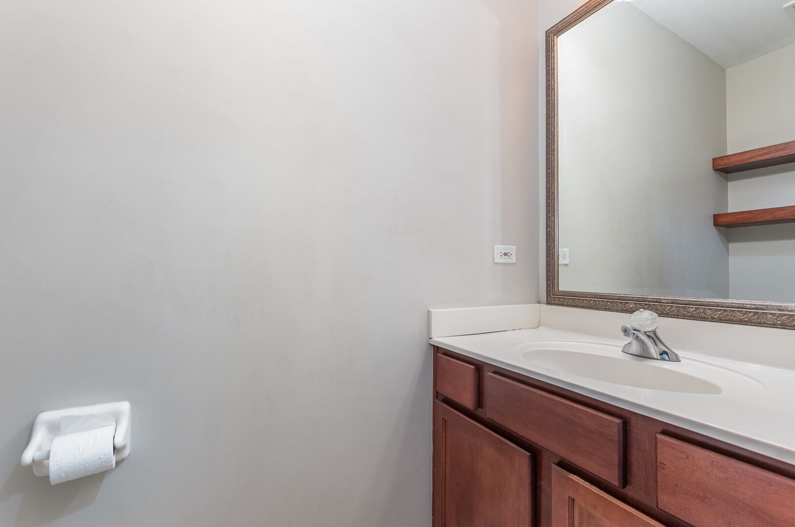 2271 Scott Lane Aurora, IL 60502 - Photo 8 of 18 a bathroom with a sink and a mirror