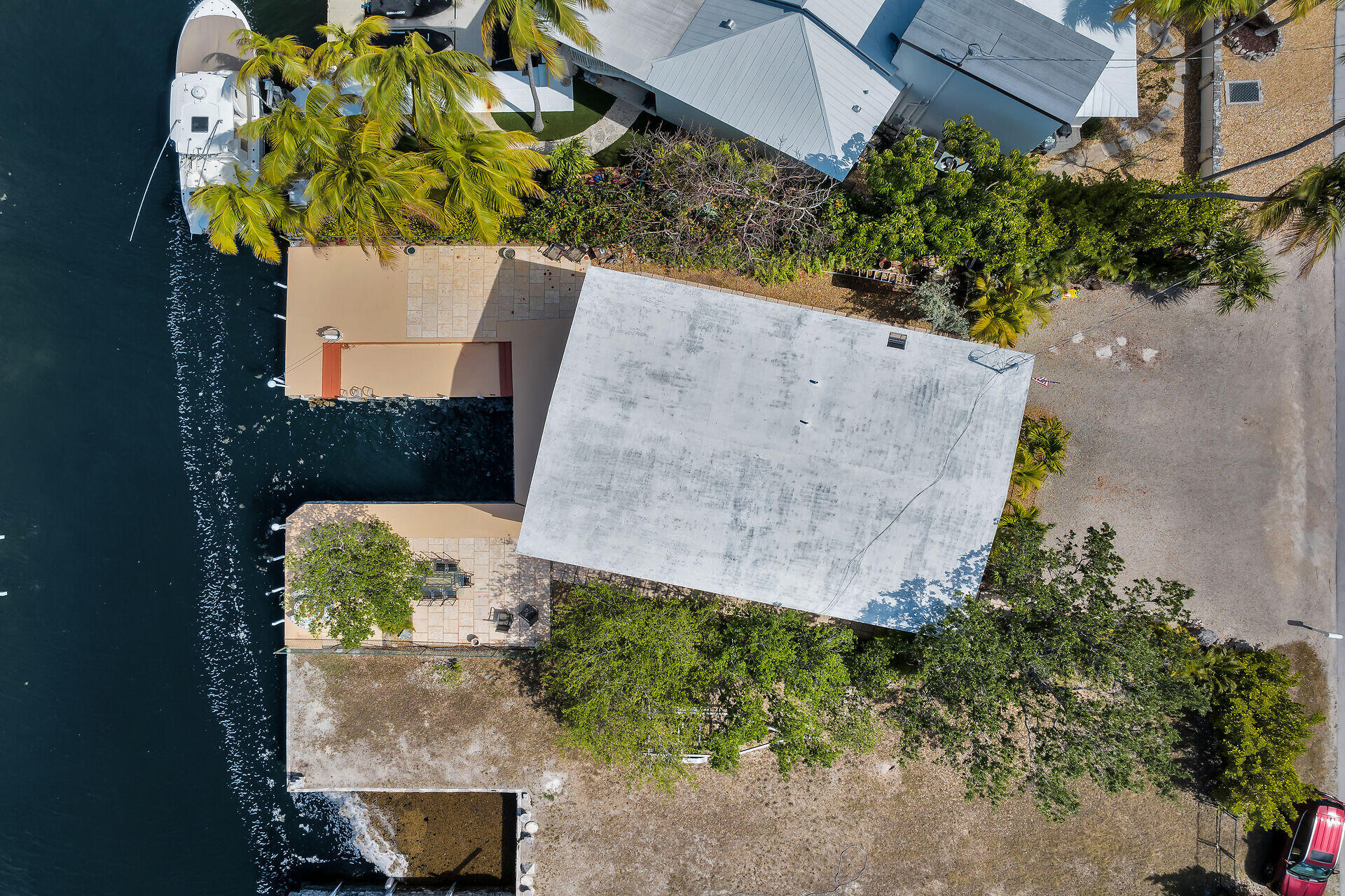 1009 Dove Road Key Largo, FL 33037 - Photo 9 of 46 Aerial Showing Boat Slip
