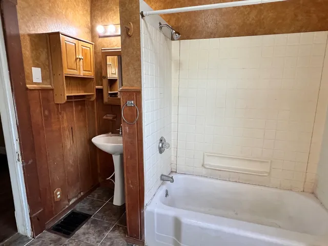 a bathroom with a toilet