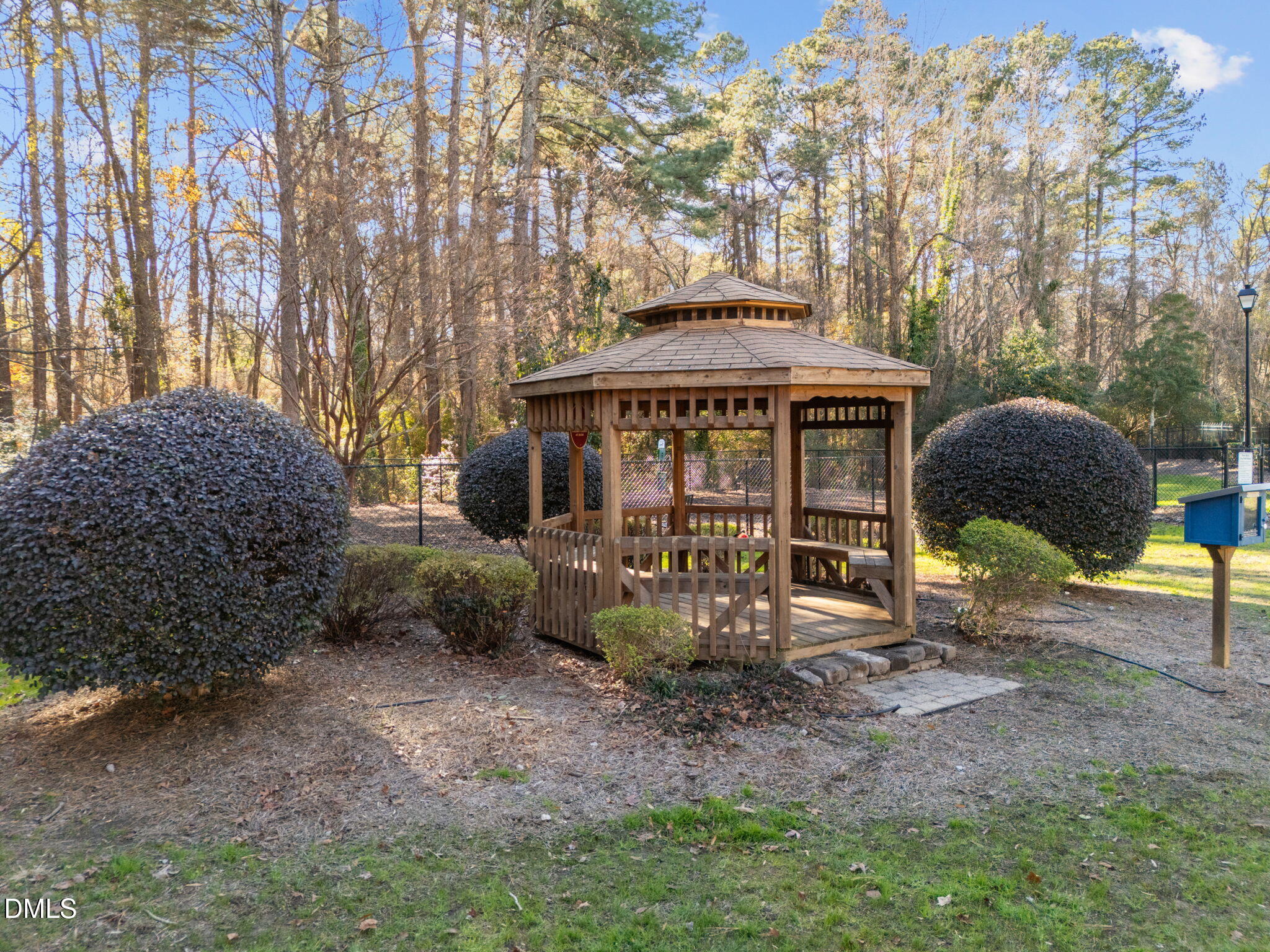 1524 Township Circle Raleigh, NC 27609 - Photo 28 of 30 a view of a house with a yard and large trees