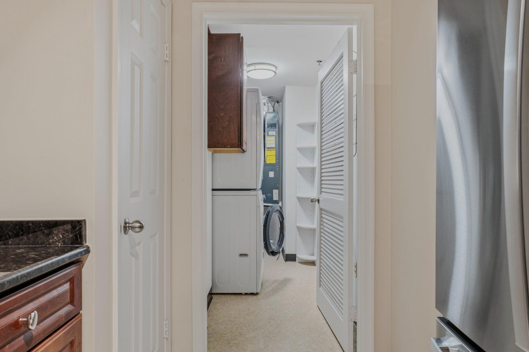 960 Fell Street, Unit 308 Baltimore, MD 21231 - Photo 12 of 38 Pantry and functional laundry space.