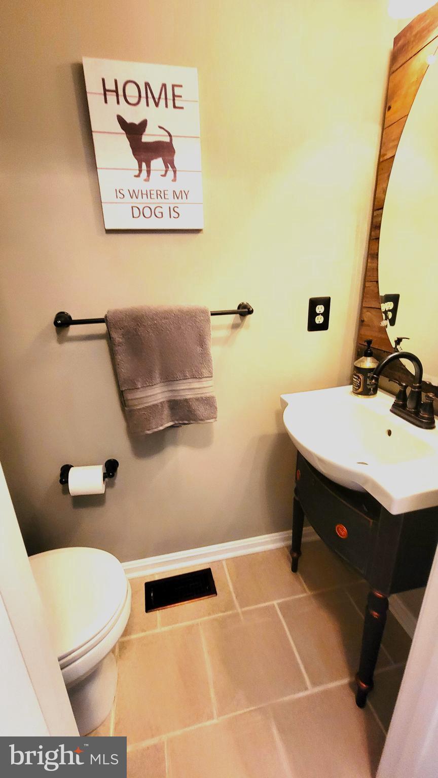 3041 Conowingo Road Street, MD 21154 - Photo 23 of 47 Powder room with Handmade one-of-a-kind Vanity