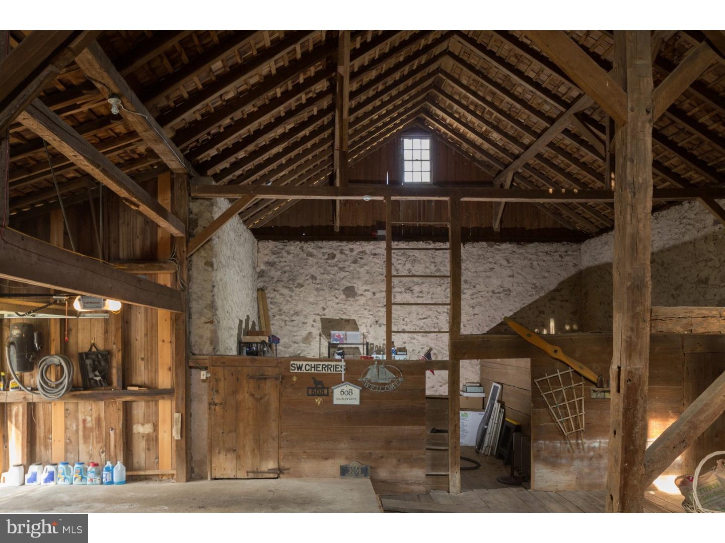 3056 Durham Road Doylestown, PA 18902 - Photo 23 of 36 Stone,blue siding barn, 6 stables, stage
