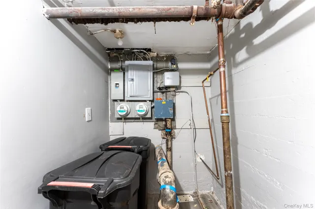 a view of storage and utility room