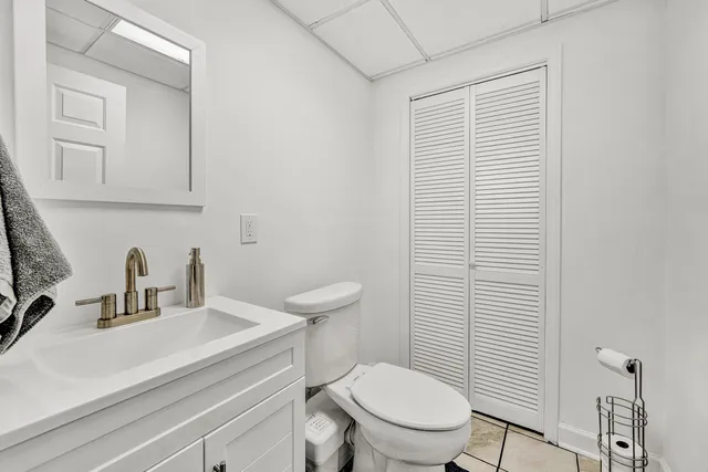 a view of a patio with a table and chairs in patio