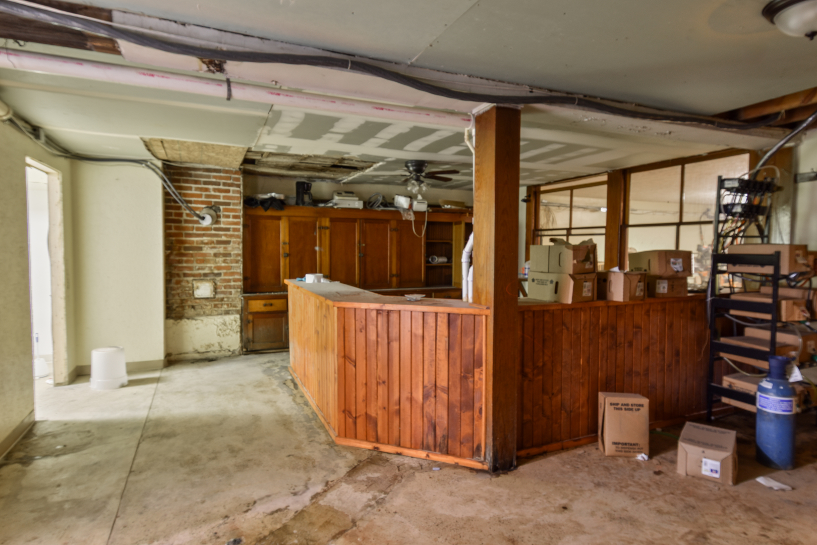 118 East Main Street Dwight, IL 60420 - Photo 72 of 77 a view of a porch with a wooden door and a porch