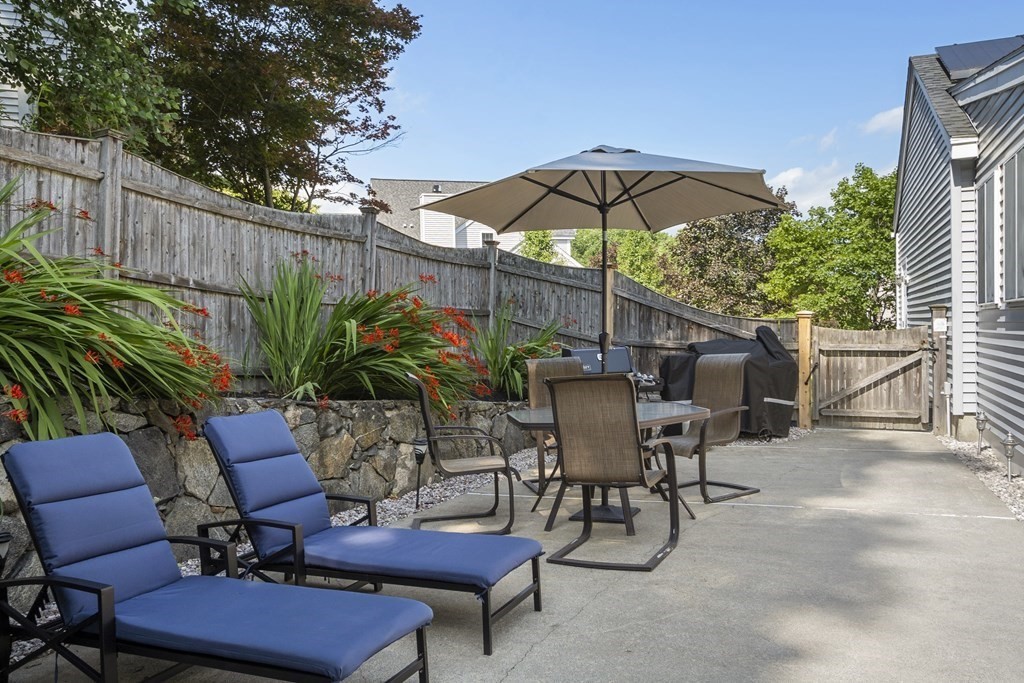 23 Taft Avenue Maynard, MA 01754 - Photo 34 of 42 a view of a chairs and table in the back yard of the house