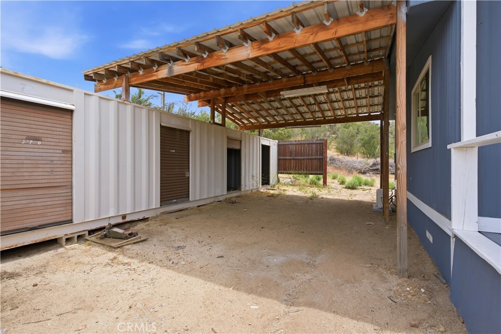 59995 Granite Gulley Road Anza, CA 92539 - Photo 25 of 33 a view of a room with wooden walls