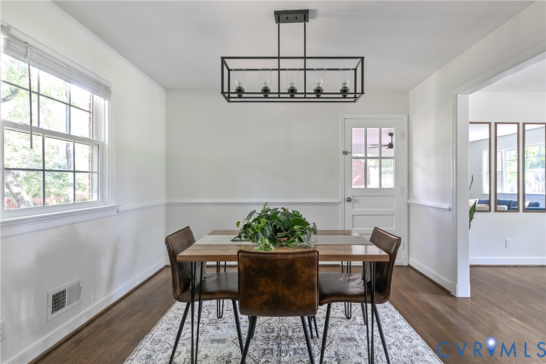 200 Stanmore Road North Chesterfield, VA 23236 - Photo 14 of 37 White walls with chair rail molding