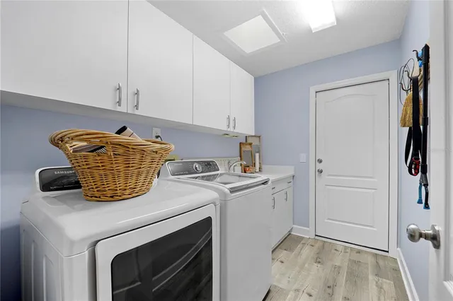 a room with storage and utility