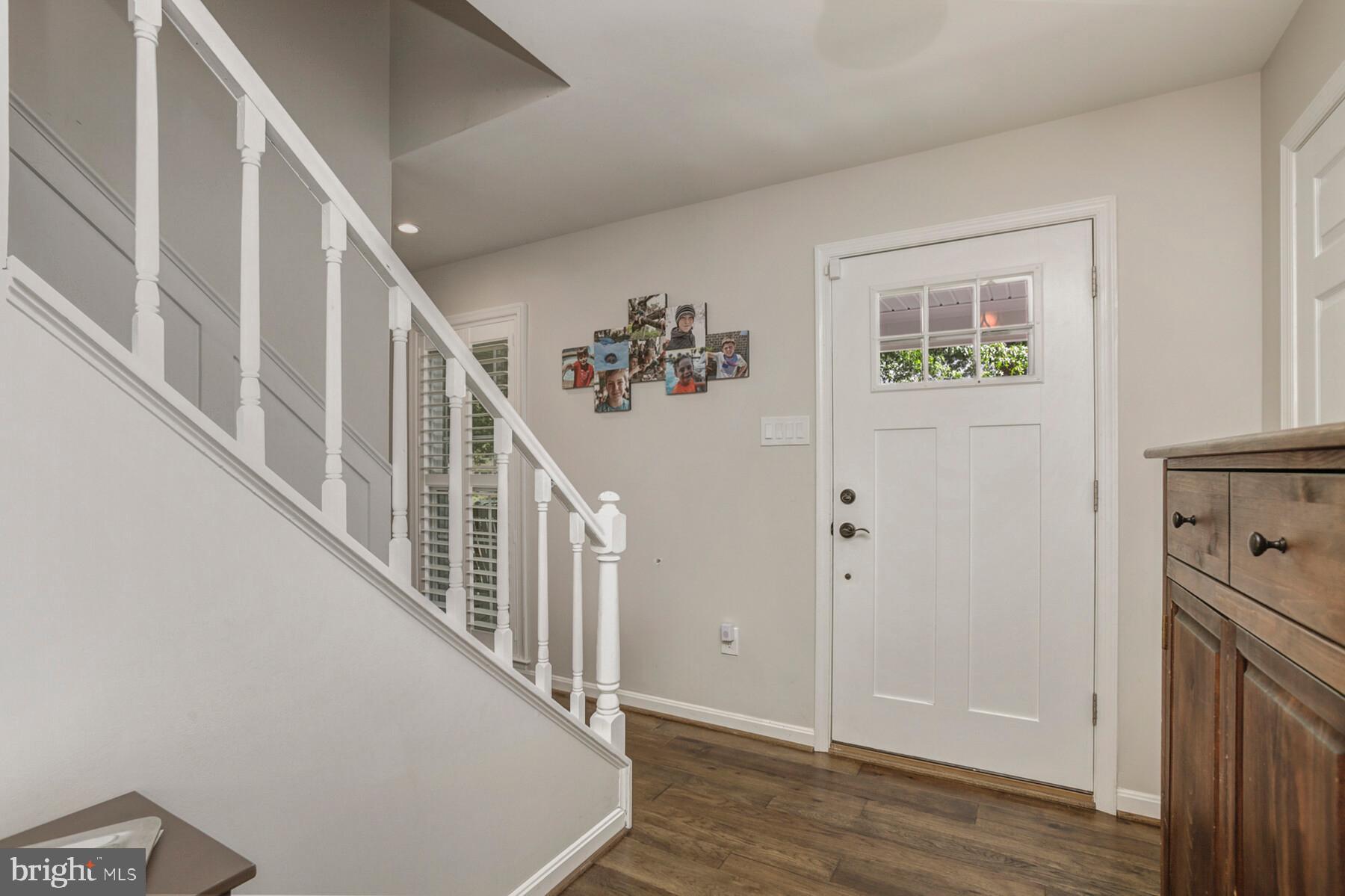 307 Saddle Ridge Road Annapolis, MD 21403 - Photo 3 of 46 a view of entryway with stairs and wooden floor