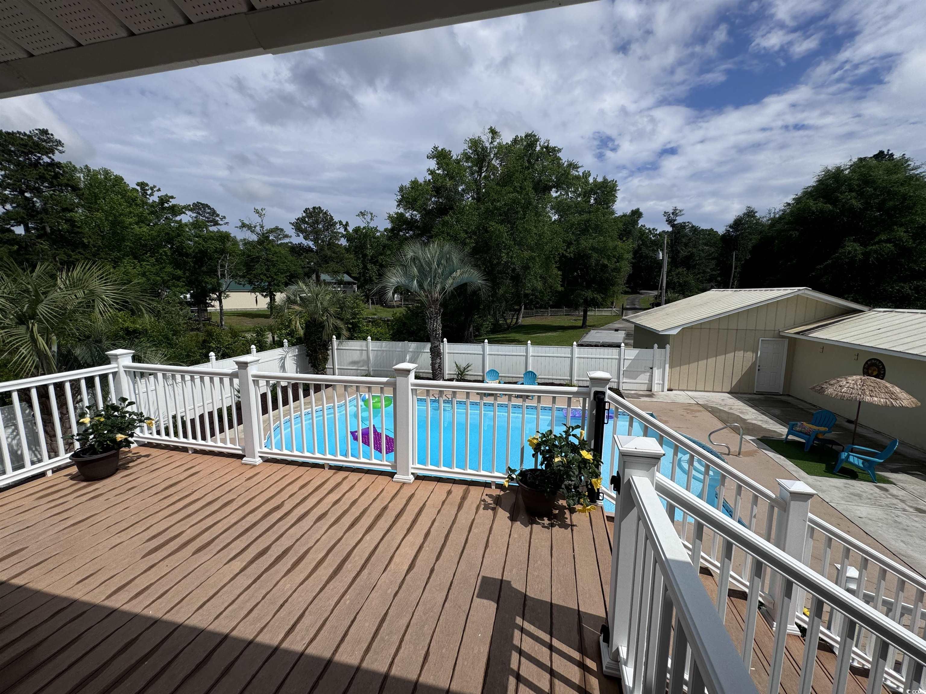 134 Mohican Drive Georgetown, SC 29440 - Photo 36 of 40 View of swimming pool featuring a fenced backyard,