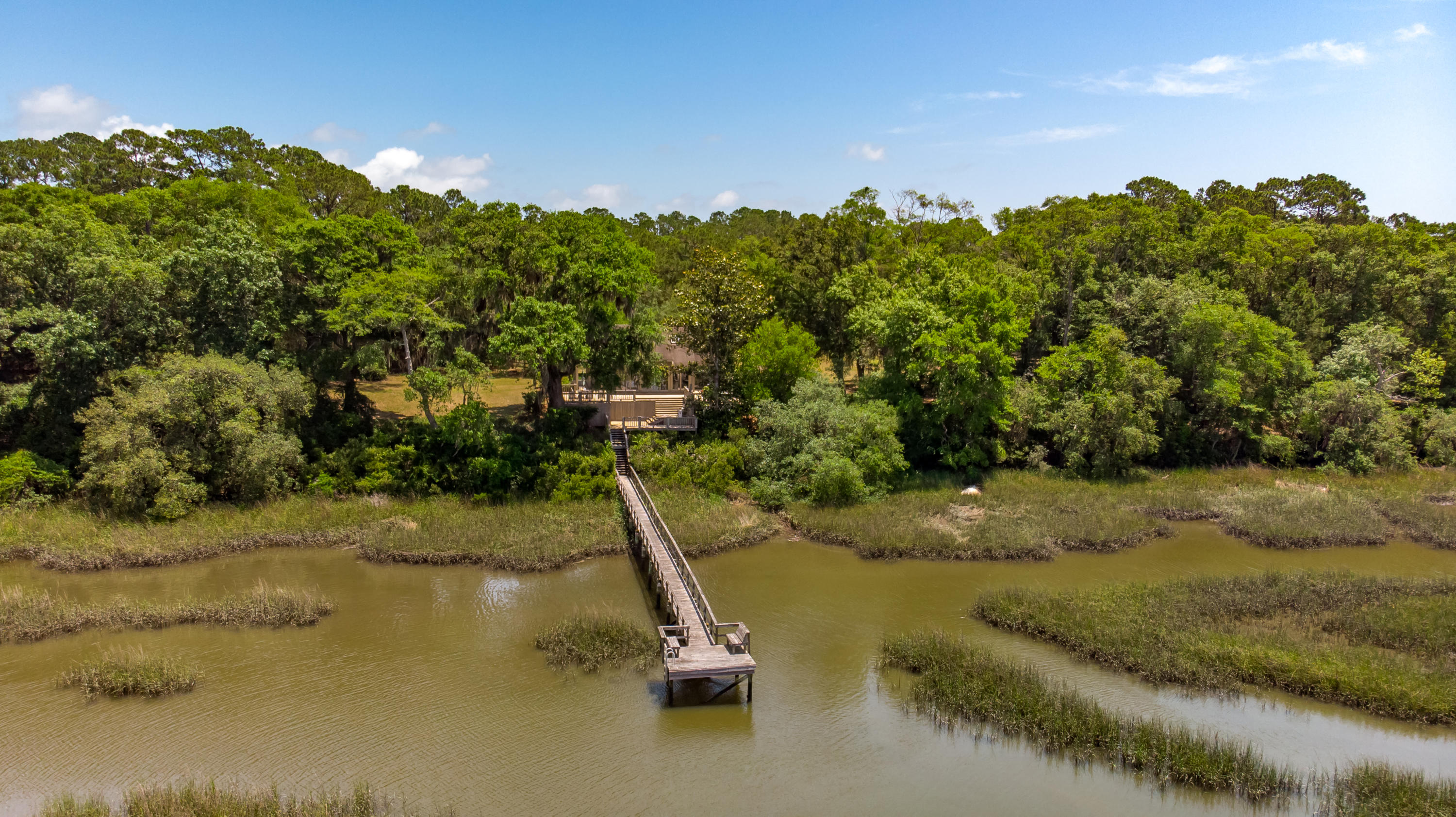 6696 Bears Bluff Road Wadmalaw Island, SC 29487 - Photo 20 of 27 6696 Bears Bluff Road Daytime Drone-10