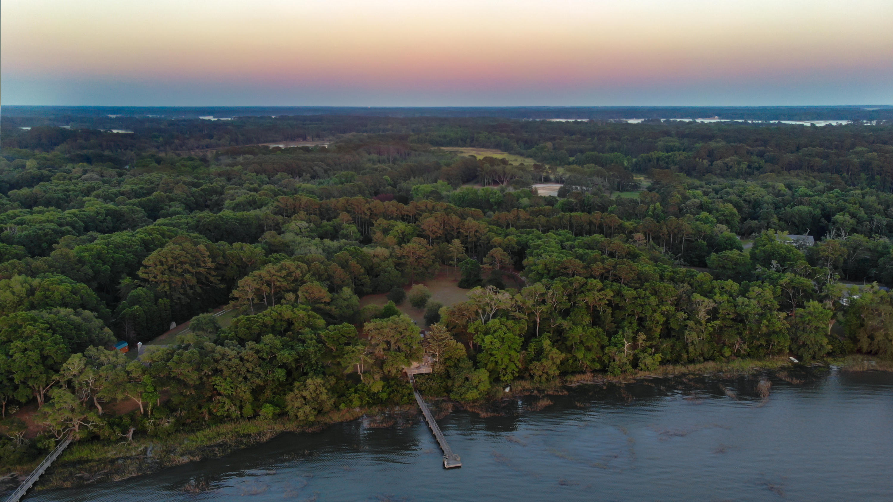 6696 Bears Bluff Road Wadmalaw Island, SC 29487 - Photo 21 of 27 6696 Bears Bluff Road Sunset_High Res-27